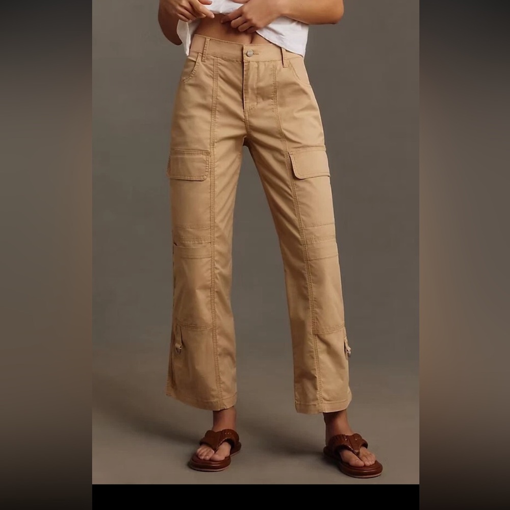 Sanctuary Tan Cargo-Style Pants